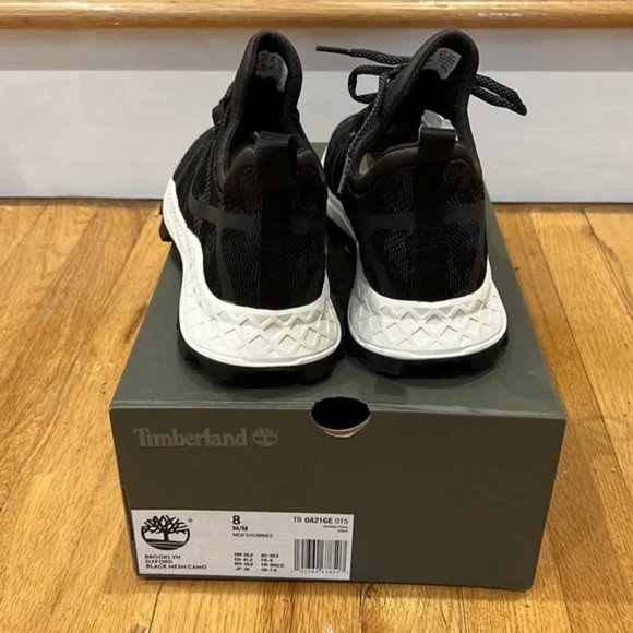 Timberland Brooklyn Oxford a black Mesh Camo sneakers-size 8 (BNIB)